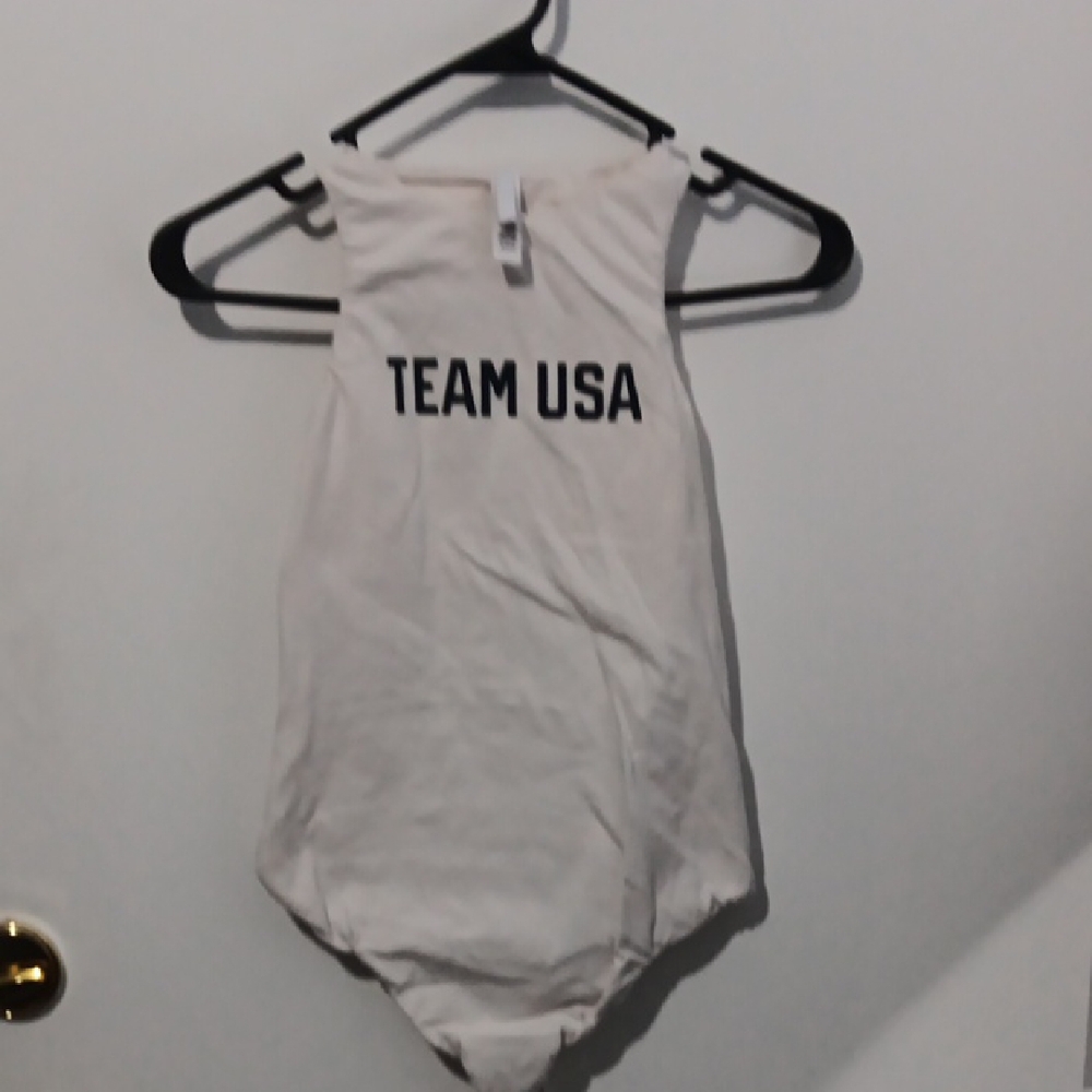 Skims Team USA  One Piece - White